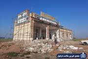 بازدید از روند ساخت پایگاه اورژانس بی بی گل زاده دباغ سه راهی گتوند