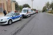 مانور مشترک خودرویی پیشگیری از حوادث چهارشنبه سوری و ترافیکی در دزفول برگزار شد.