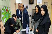 اجرای پویش غربالگری دیابت و فشارخون در محل معاونت بهداشت