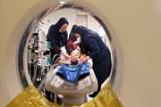 کودک دو ساله مرگ مغزی توسط بالگرد اورژانس هوایی دزفول به اهواز منتقل شد