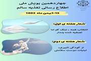 آغاز مرحله دوم پویش ملی سلامت تحت عنوان "پویش اطلاع رسانی تغذیه سالم" در دانشگاه علوم پزشکی دزفول